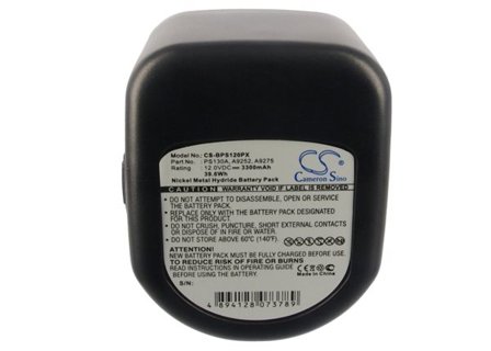 Batteri till Elverktyg för Black & Decker CD1202GK, CD1202K, CD120GK m.fl.
