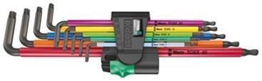 Wera 967/9 XL Multicolour HF Unbraconøkkelsett, Håndverktøy
