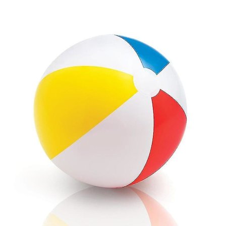 Oppblåsbar strandball for barn, badeball, vannball i plast, vannspill for barn (51 cm)