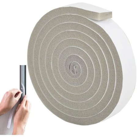 1 stk. Selvklebende PU Svamp Skumlist, 2m, Antikollisjon, Lydisolert