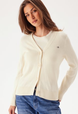GANT-Classic Cotton Cardigan-XS