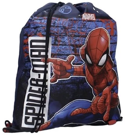 Gymnastikpåse - 44x36cm Gympapåse - Spiderman Spindelmannen