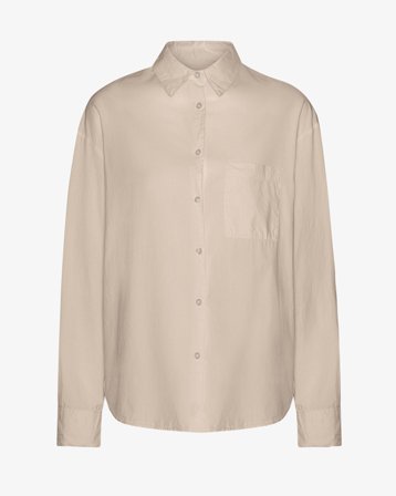 Organic Oversized Shirt - Ivory White 2XL