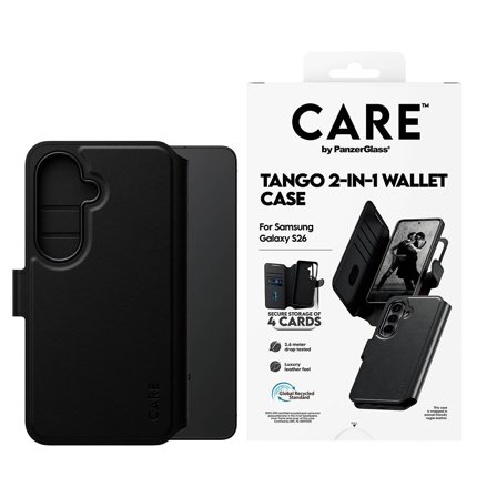 PanzerGlass CARE TANGO WALLET QI 2-IN-1 SAMS GALAXY S26 BLACK ACCS