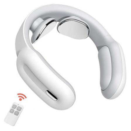 Neck Massager,intelligent Portable Neck Massage With Heat Cordless,3 Modes 15 Levels Smart Deep Tissue Trigger Point Massage Use At Home,outdoor,offic