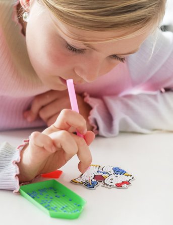 Hello Kitty Diamantmålning Med Nyckelring - Multi/patterned - ONE SIZE