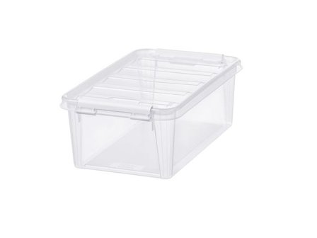 SmartStore Förvaringslåda Classic transparent 4L - Lyreco - Skolmöbler och inredning - Förvaringsmöbler - Backar, boxar och korgar
