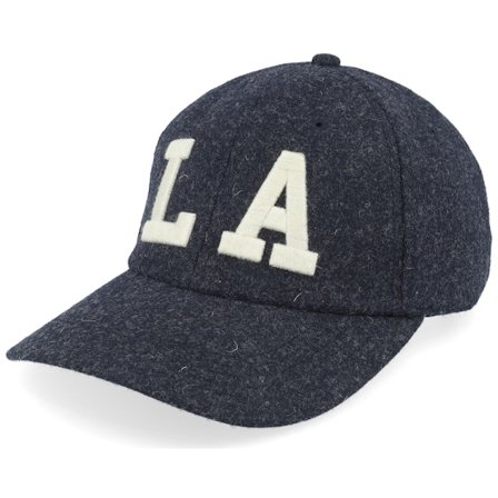 American Needle - MLB Noir unconstructed Casquette - Los Angeles Angels Archive Legend Black Dad Cap @ Hatstore