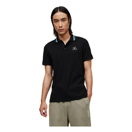 Karl Lagerfeld Polo Shirts Sort, Herre