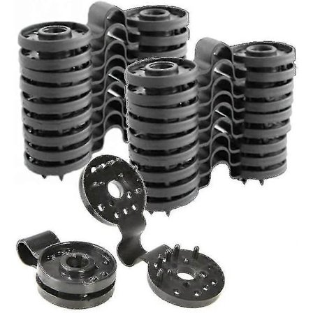 50 Anti-UV-behandlade fästklämmor, fäste för insynsskydd, för hagelnät - Externa nätfästen krokar