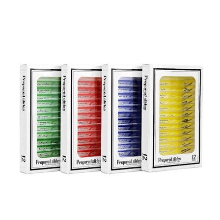 Mikroskopglas Mikroskop Prøve Forberedte Glas SET