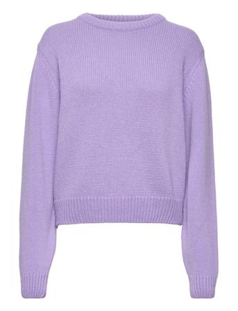 Recycled Wool Mix Kaily Pullover Lilla Mads Nørgaard