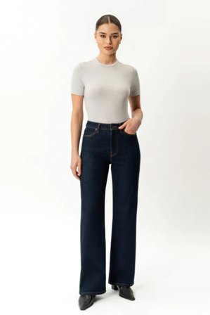 Relaxed ComfortDenim Jeans 32" Dark Blue XS