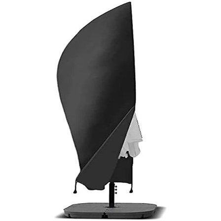 Parasollskydd Vattentätt Offset 210D Marknadsparasollskydd Med Blixtlås För 9ft Till 13ft Utomhus Cantilever Parasoll