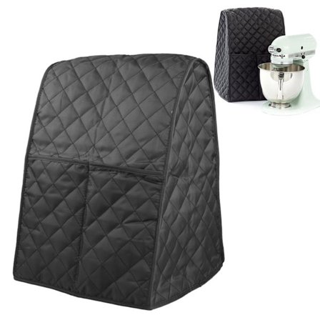 Dammskydd för köksmaskin med sidofickor för Kitchenaid 3.5-6Qt mixer, Dammskydd för Kitchenaid köksmaskin