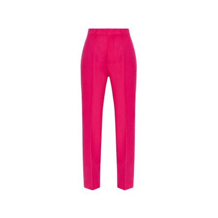 Ami Paris, Pleat-front trousers Roze, Dames, Maat:M,wol