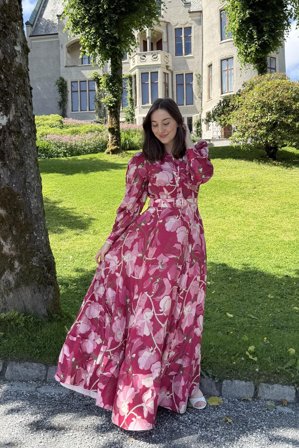 Viscose Belt Dress Amour M