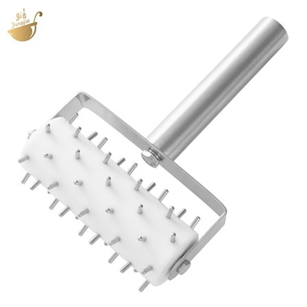 Pizzadeig Docker Rullepinner Bakverk Deigverktøy, Rustfritt Stål Håndtak Rullepinne Puncher For Kake Pai Cookies Brød Bakverk Baking Matlagingsverktøy