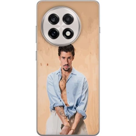 Kompatibel Mobilcover til OnePlus 13R Bad Bunny Super Bowl-inspireret grafik med NFL-trofæ og San Francisco-bro i sportdesign