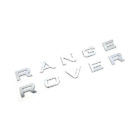 Range Rover Matt Silver Bogstaver Emblem Mærke Foran Eller Bagpå Til Vogue Sport Evoque