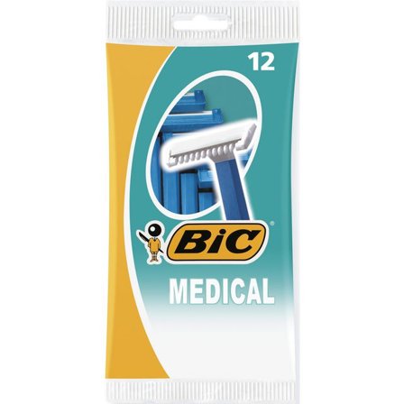 BIC Rakhyvel Medical 1-blad 12/fp - Lyreco - Sjukvård och omsorg - Hygien - Rakprodukter