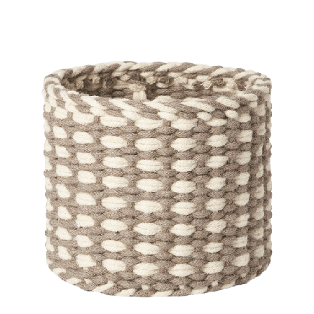 Åhléns Home Flätad korg i jute ADELE 26 cm Förvaring Vit ONESIZE