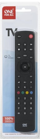 One For All URC 1210 Universal remote control - Contour TV