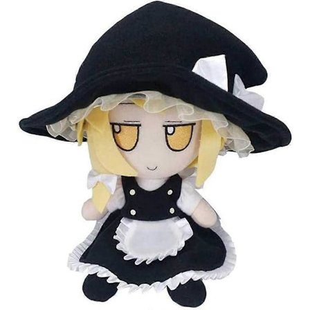 Touhou Project Plysjdukke Fylt Dukke Kirisame Marisa 20cm Fumo Plysj Julegave