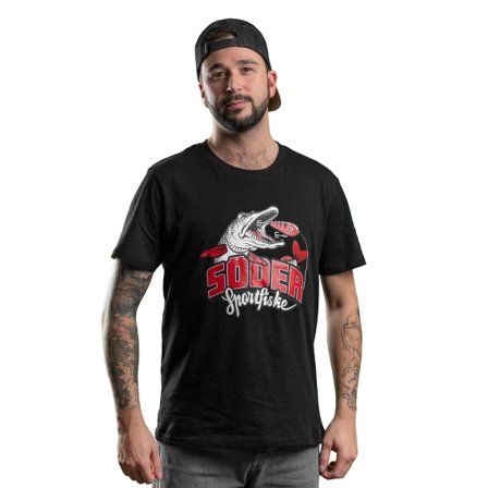 Söder Sportfiske T-Shirt Last Cast Black - M