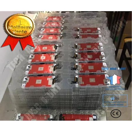 LCD-skärm och Touchglas - GENERISK - iPhone 8 - Svart - Klar att montera - Kvalitet AAA