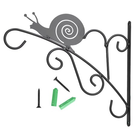 Europeisk Stil Veggmontert Blomsterkurv i Smijern for Stue og Balkong