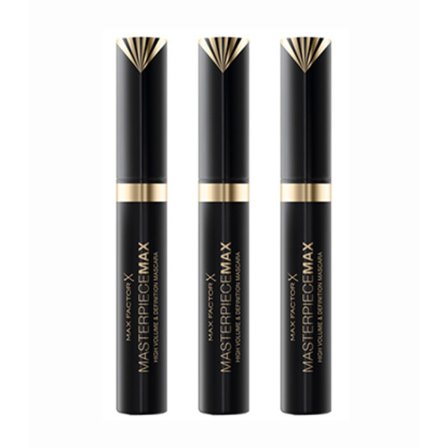3-pack Max Factor Masterpiece Max Mascara Black 7,2ml