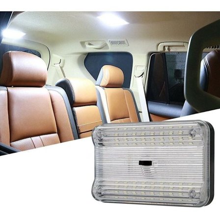 Bilens innerbelysning 36LED tak innertak läslampa