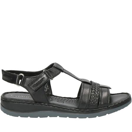 Caprice, Flat Sandals Czarny, Kobieta, Rozmiar: 37 EU