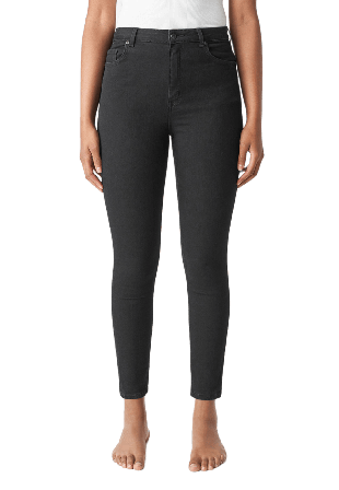 Carin Wester Skinny jeans med hög midja JANE Svart 36