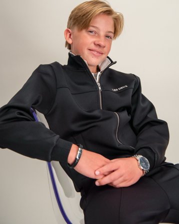 Les Deux Ballier Track Jacket Kids Schwarz Pullover Jungen - Kids Brand Store