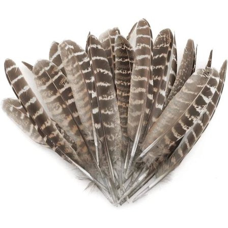 20 stk. Vilde Kalkunfjer Fjerdekoration Til Håndværk Hovedbeklædning Bolig Midterstykker, 15-20 cm
