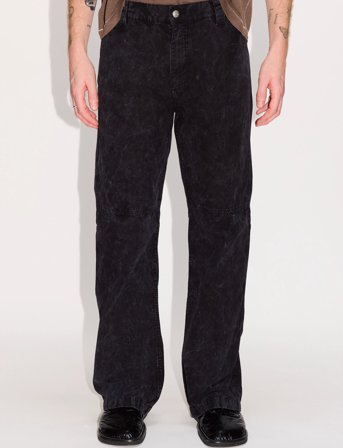 Hope Rush Zip Trousers Black Marble - Black - 46