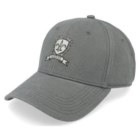 Lierys - Grå adjustable Keps - Baseball Cap Crest Grey Adjustable @ Hatstore