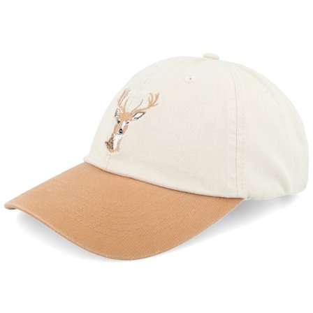 Wild Spirit - Beige unconstructed Cappellino - Deer Washed Stone/Wheat Dad Cap @ Hatstore