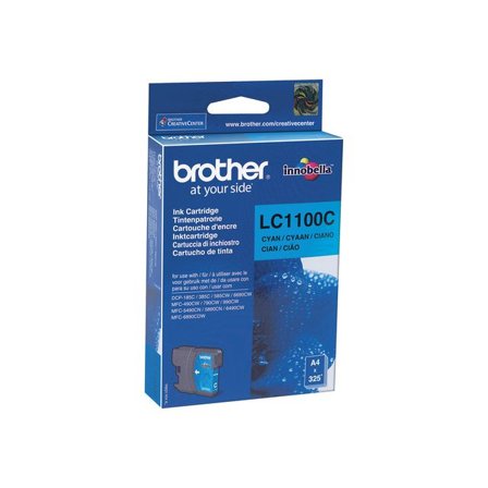 Brother Bläckpatron LC1100 C, LC-1100C, Innobella -bläck, cyan, singelförpackning - Lyreco - Toner och bläck - Bläckpatroner - Bläckpatroner Brother