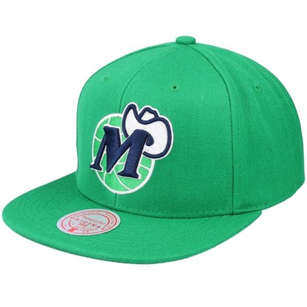 Mitchell & Ness - Verde snapback Gorra - Dallas Mavericks Team Ground 2.0 Green Snapback @ Hatstore