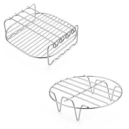 Rostfria luftfritöstillbehör, grill i rostfritt stål