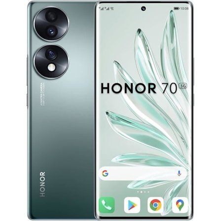 HONOR 70 Smartphone 5G 8+256 Go OLED-skärm 6,67" Trippelkamera 54 Mpx Grön