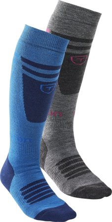 Tenson Core Ski Sock 2-Pack ski socks Blue 47/50