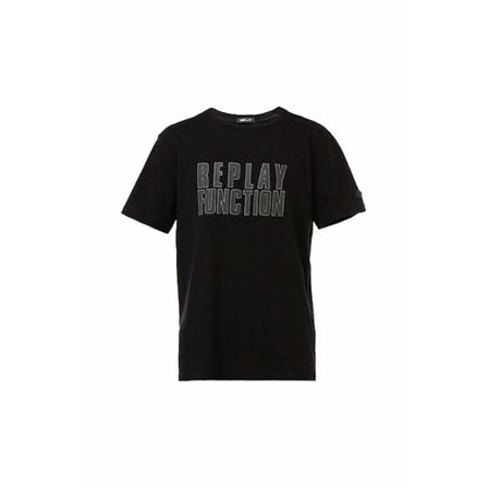 Replay - T-shirts - Svart - Herr - Storlek: Xl, Herr, Storlek: XL