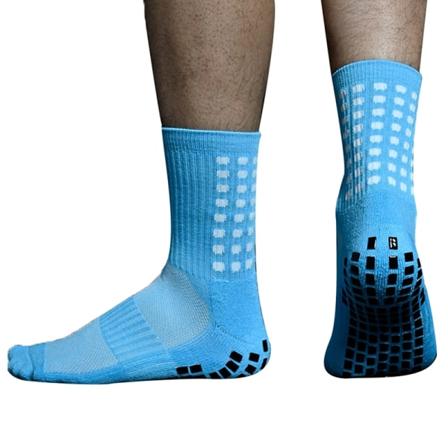 Anti-Slip Fotballsokker Herre Dame Utendørs Sports Grip Soccer - Perfet Sky blue