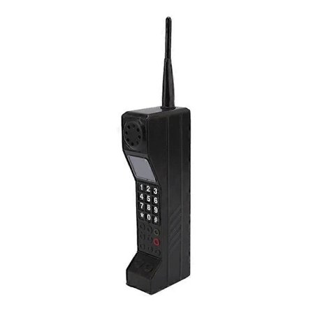 (Pow yeah!) Tegelsten Mobiltelefon Prydnad Retro Mobiltelefon Modell, Gammaldags Tegelsten