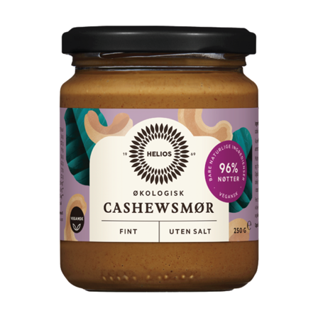Helios Cashewsmør, 250 g