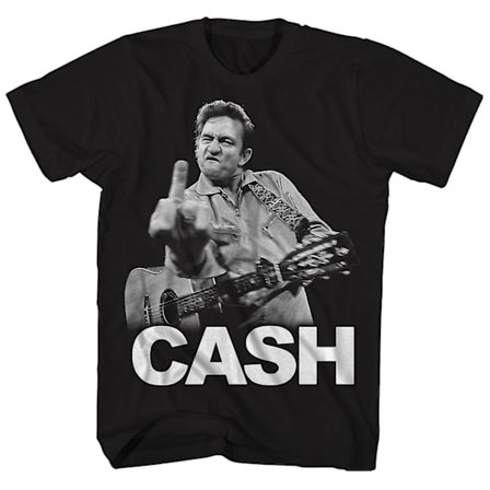 Johnny Cash T-tröja Långfinger Johnny Cash T-shirt
